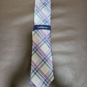 NWT Croft & Barrow Plaid Tie